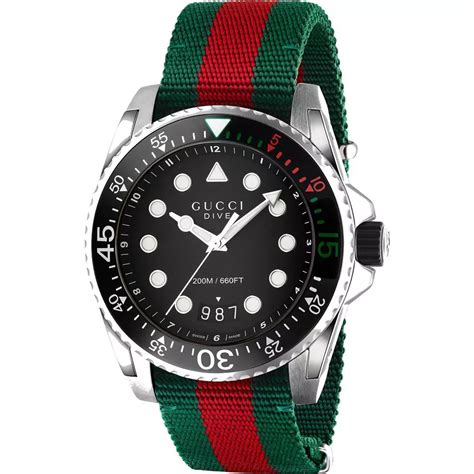 gucci dive watch red|gucci dive watch snake.